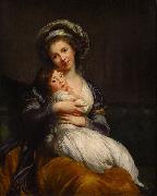 Madame Vigee Le Brun et sa fille Elisabeth LouiseVigee Lebrun